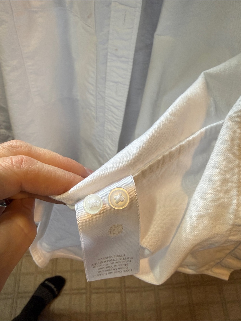 Everlane White Boxy Organic Cotton Button-Up Shirt - Picture 4 of 5